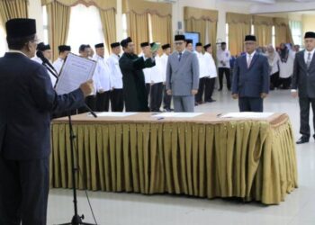 Tiga Kakan Kemenag Dilantik, Kakanwil: Semuanya Promosi