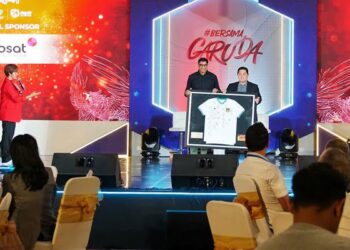 Indosat Ooredoo Hutchison (IOH atau Indosat) resmi menjadi sponsor Tim Nasional Indonesia selama 1 tahun ke depan. (Foto: Dok. IOH)