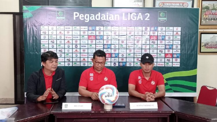 Jumpa pers jelang laga perdana Pegadaian Liga 2 antara Semen Padang FC kontra PSDS. (dok. Radarsumbar.com)