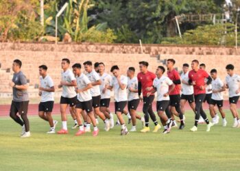 Latihan perdana Timnas U-23 di Solo. (dok. PSSI)