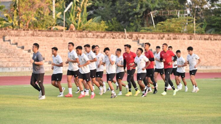 Latihan perdana Timnas U-23 di Solo. (dok. PSSI)