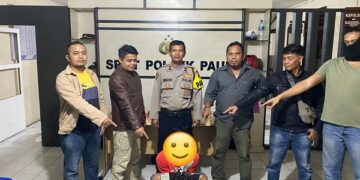 Pelaku pencurian di kos-kosan ditangkap pada Rabu (6/9/2023) malam. (Foto: Dok. Polsek Pauh)