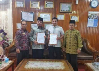 Kerjasama Rutan Kelas IIB Padang dengan Kantor Kementerian Agama (Kemenag) Kota Padang. (Foto: Dok. Rutan Padang)