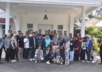 Puluhan influencer berkumpul di Kota Sawahlunto. (Foto: (Dok. Antara Sumbar/Yudha Ahada)
