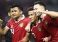 Selebrasi Egy Maulana Vikri usai ciptakan gol kedua Indonesia di FMD lawan Turkmenistan. (dok. PSSI)
