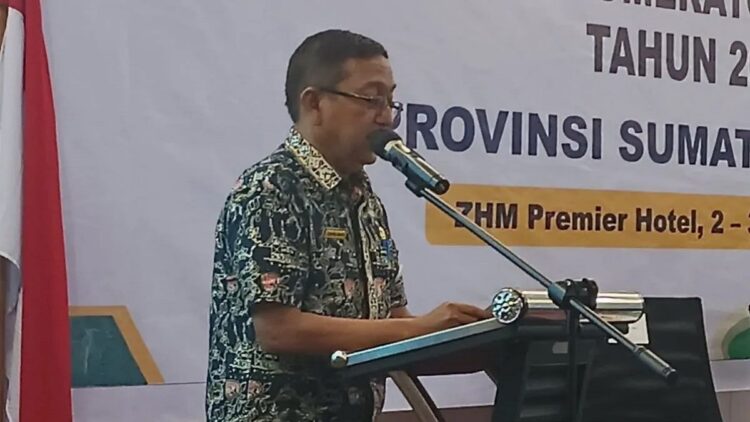 Kepala Dinas Pangan Sumbar, Syamsul Bahri. (ANTARA/Miko Elfisha)