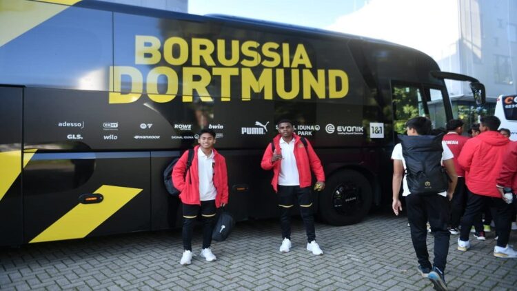 Timnas U-17 bertolak ke Dortmund untuk melakoni uji coba dengan Eintracht Frankfurt U-19. (Foto: Dok. PSSI)
