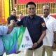 Ketua DPRD Kota Pariaman Harpen Agus Bulyandi salurkan dana pokok pikiran (Pokir) untuk biayai 110 ribu BPJS Ketenagakerjaan para pencari nafkah di Pariaman, Selasa (10/10/2023). (dok. Panji/TribunPadang)