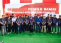 Polri dan Dewan Pers deklarasi Pemilu damai. (dok. Divhumas)