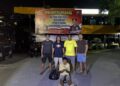 Pelaku pencurian di perusahaan alat berat ditangkap Tim Klewang. (Foto: Dok. Polresta Padang)