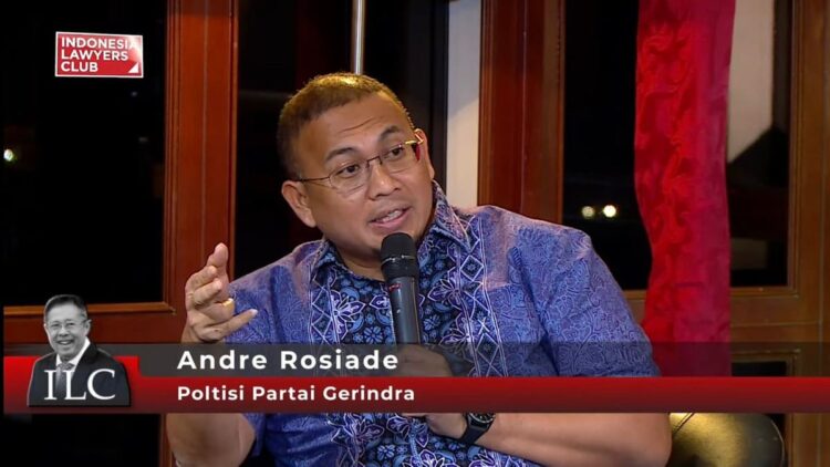 Andre Rosiade di ILC: Prabowo Percaya Kemampuan Anak Muda 1 Andre Rosiade saat menjadi salah satu narasumber ILC, Kamis (19/10/2023) yang berjudul “MK buka ’jalan tol’ untuk dinasti, PDIP tutup pintu untuk Gibran.”. (Foto: Tangkapan layar)