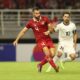 Bek Timnas Indonesia Jordi Amat saat laga FIFA Matchday melawan Turkmenistan, September lalu. (dok. PSSI)