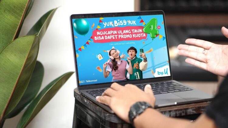 Meriahkan Anniversary ke-4, by.U Hadirkan Program Besbi 4U untuk Gen Z 1 by.U Anniversary. (dok. Telkomsel)