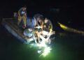 Proses evakuasi korban tenggelam di Danau Maninjau. (dok. istimewa)