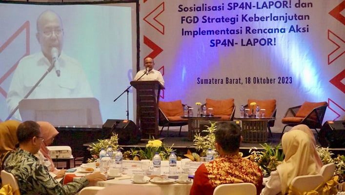 Pemprov Sumbar Optimalkan Penggunaan Aplikasi SP4N Lapor, Ini Tujuannya 1 Implementasi SP4N-Lapor di Sumbar. (Foto: Dok. Adpim)