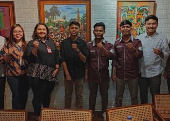 Perwakilan BEM KM Unand bertemu dengan Itjen Kemendikbud Ristek. (Foto: Dok. Istimewa)