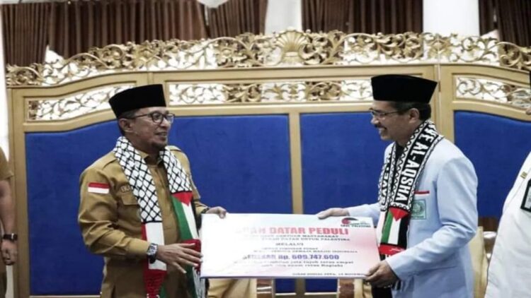 Galang dana untuk Palestina, Pemkab Tanahdatar kumpulkan Rp600 juta lebih (Antara/HO)