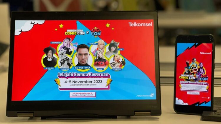 IndonesiaComic Con x DG Con 2023. (dok. Telkomsel)