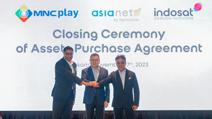Sah, Indosat dan Asianet Akuisisi MNC Play 1 Akuisisi MNC Play ke Indosat Ooredoo Hutchison dan Asianet. (Foto: Dok. IOH)