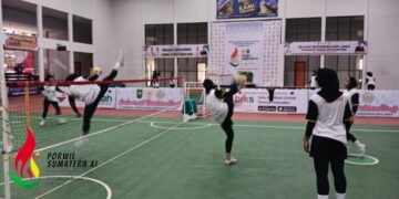 Manejer Sepak Takraw Sunbar Yakin Sumbang Emas di Porwil XI 8 Latihan tim sepak takraw Sumbar untuk Porwil XI. (dok. istimewa)