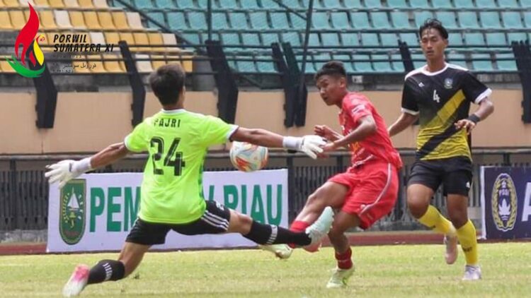 Porwil XI 2023, Tim Sepakbola Sumbar Fokus Laga Kontra Sumsel 1 Pemain sepakbola Sumbar di Porwil XI. (dok. istimewa)