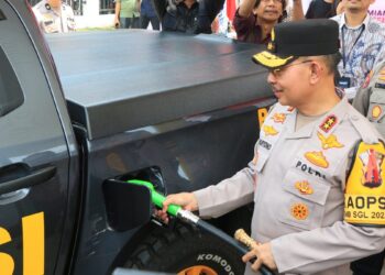 Peresmian SPBP Polda Sumbar di kawasan Alai oleh Kapolda Sumbar. (dok. Bidhumas)