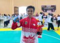 M. Iqbal, pesilat binaan Semen Padang wakili Sumbar di PON XXI. (dok. istimewa)