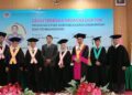 Sidang terbuka promosi gelar Doktor kepada Aipda Reszil Murtesiswara. (Foto: Dok. Muhammad Aidil)