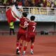Selebrasi Arkhan Kaka usai mencetak gol untuk Indonesia di Piala Dunia U-17. (dok. PSSI)