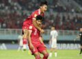 Selebrasi Arkhan Kaka bersama Nabil Asyura usai mencetak gol untuk Indonesia ke gawang Panama. (dok. PSSI)