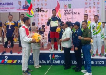 Sepak takraw raih emas di Porwil XI. (dok. istimewa)