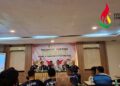 Porwil XI, Dua Tim Voli Sumbar Mainkan Laga Perdana Senin 6 Technical meeting bola voli indoor Porwil XI. (dok. istimewa)