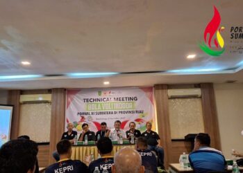 Technical meeting bola voli indoor Porwil XI. (dok. istimewa)