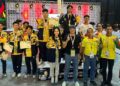 Tim Mobile Legends Sumbar di Porwil XI. (dok. istimewa)