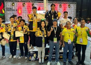 Tim Mobile Legends Sumbar di Porwil XI. (dok. istimewa)
