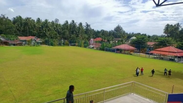 Lapangan Sepakbola Persikatim di Desa Sikapak Timur, Kecamatan Pariaman Utara, Kota Pariaman, Sumbar. Antarasumbar/HO-Doc. Pribadi Fadhil
