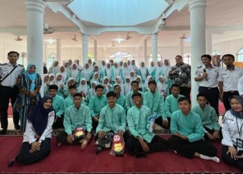 BTP Kelas II Padang sosialisasi berteman ke sekolah. (dok. istimewa)