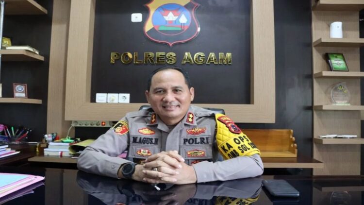 Ciptakan Rasa Aman selama Libur Nataru, Polres Agam Antisipasi Pungli hingga Aksi Teror 1 Kapolres Agam AKBP Muhammad Agus Hidayat. Dok Humas Polres Agam