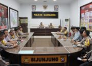 Cek Kesiapan Pengamanan Pemilu, Kabid Humas Polda Sumbar ke Polres Sijunjung