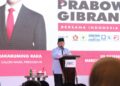 Prabowo Subianto saat memberi sambutan ketika kunjungan ke Sumbar. (dok. Radarsumbar)