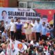 Prabowo melakukan orasi di hadapan ribuan warga di Pasar Raya Padang. (dok. istimewa)