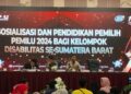 Sasar Pemilih Disabilitas, KPU Sumbar Gencarkan Sosialisasi Tahapan Pemilu 2 Sasar Pemilih Disabilitas, KPU Sumbar Gencarkan Sosialisasi Tahapan Pemilu