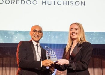 Indosat Ooredoo Hutchison raih dua penghargaan di Amsterdam, Belanda. (Foto: Dok. IOH)
