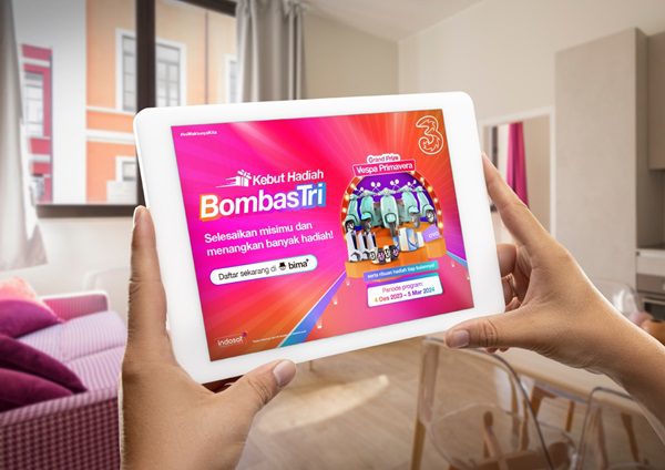 Tri Beri Pelanggan Setia Hadiah di Akhir Tahun, Berikut Cara dan Syarat Lengkapnya 1 Program Kebut Hadiah BombasTri. (Foto: Dok. IOH)