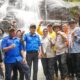 Wawako Padang sisa masa jabatan 2018-2023 dan jajaran Pemko Padang berkunjung ke Air Terjun Sarasah. (Foto: Dok. Prokopim)