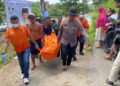 Penemuan mayat di kawasan Koto Panjang Ikua Koto pada Jumat (22/12/2023) pagi. (Foto: Dok. Polsek Koto Tangah)