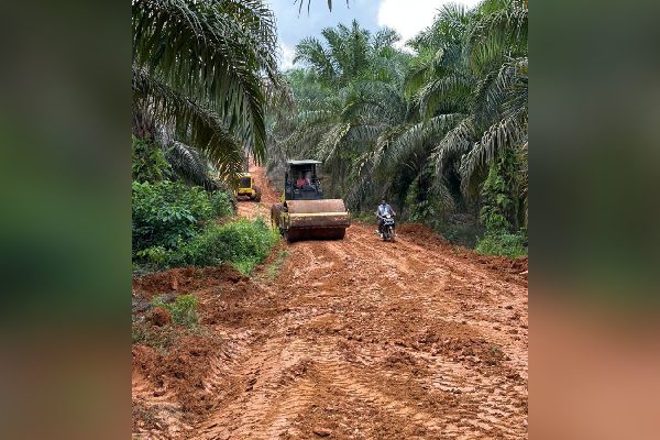 PTPN IV Regional 4 Rehab Jalan Sepanjang 3,6 Kilometer di Sarolangun Jambi 1 Perbaikan jalan desa sepanjang 3,6 kilometer di Sarolangun oleh PTPN IV Regional 4. (Foto: Dok. PTPN)
