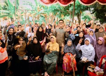 Caleg Gerindra Rachmad Wijaya Disambut Meriah di Jati Padang Timur