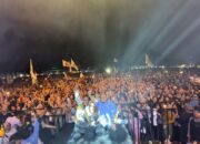 Setengah Penduduk Sawahlunto Ngumpul di Konser Indonesia Maju “Prabowo-Gibran”