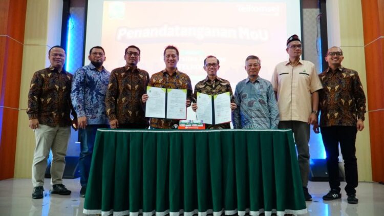 Kolaborasi Telkomsel dan Unand dalam membangun ecosystem digital. (dok. istimewa)